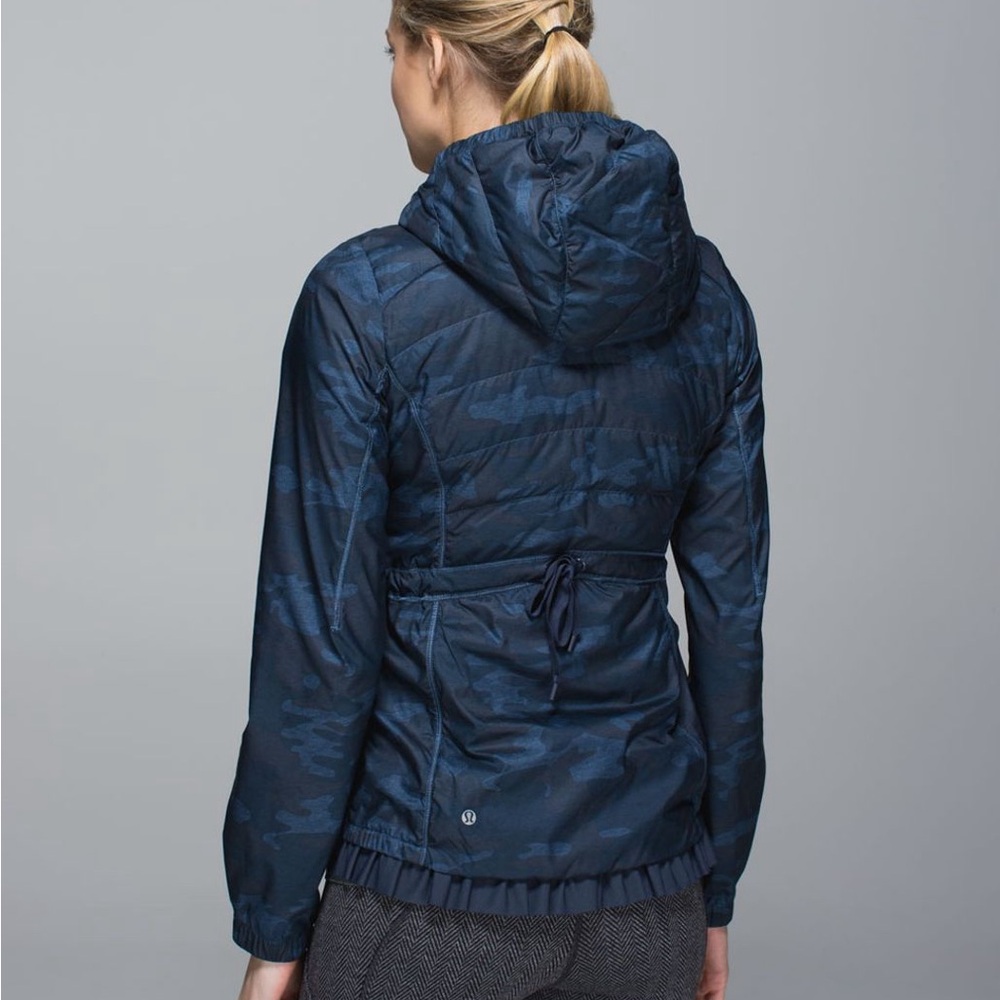 Lululemon Spring Fling Puffy Windbreaker Jacket Down-Filled Size 6